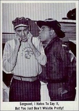 Gomer Pyle (Base Set) card 4 Sergeant, I Hates to Say it,But You Just Don't