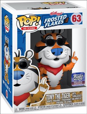 POP! Ad Icons figure 63 Tony the Tiger w/ Sunglasses Funko Hollywood