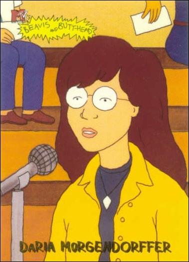 Beavis and Butt-Head (Base Set) card '9369' Daria Morgendorffer