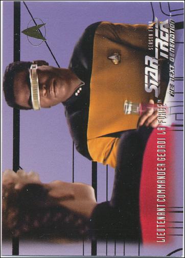 Star Trek: The Next Generation - The Episode Collection Season Four (Base Set) card 403 Lieutenant Commander Geordi La Forge