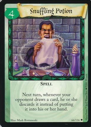 Harry Potter (Base Set) card 66 Snuffling Potion