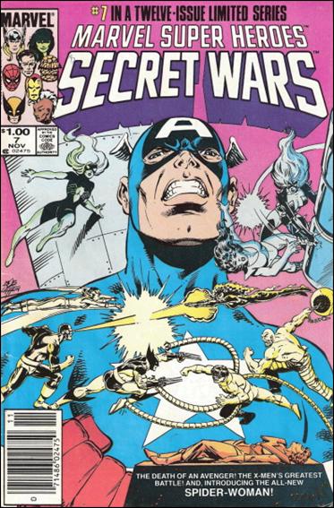 Marvel Super Heroes Secret Wars issue 7-B Canadian Price Cover