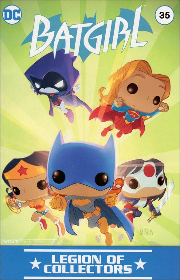 Batgirl (2011) issue 35-F Unbagged DC Legion of Collectors Cover