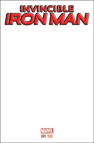 Invincible Iron Man (2015)  issue 1-J Blank/Sketch Cover