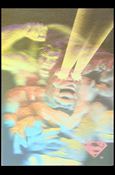 Superman Holo Series (Silver Hologram Base Set) card 47 On The Darkseid