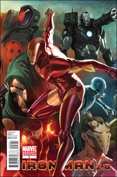 Iron Man 2.0 issue 2-B Marko Djurdjevic 1:30 Cover