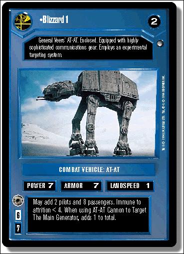 Star Wars: Hoth Limited (Base Set) card 73 Blizzard 1