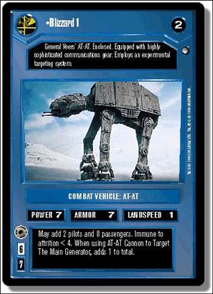 Star Wars: Hoth Limited (Base Set) card 73 Blizzard 1