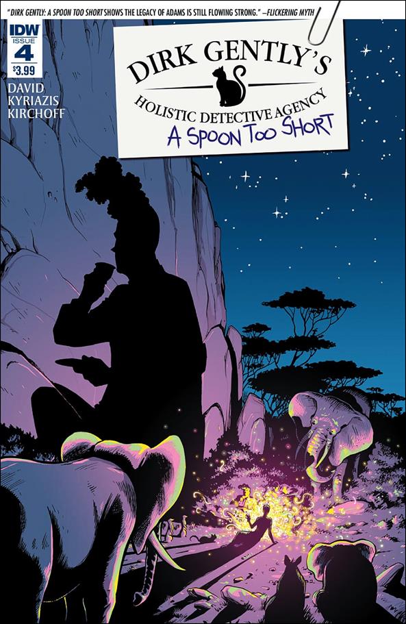 Dirk Gently's Holistic Detective Agency: A Spoon Too Short issue 4 Ilias Kyriazis Cover