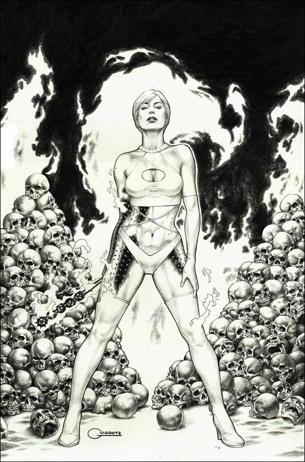 Nyx (2021) issue 1-L Geebo Vigonte 1:11 Black & White Virgin Cover
