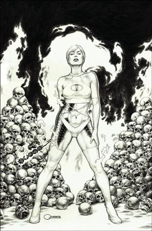 Nyx (2021) issue 1-L Geebo Vigonte 1:11 Black & White Virgin Cover