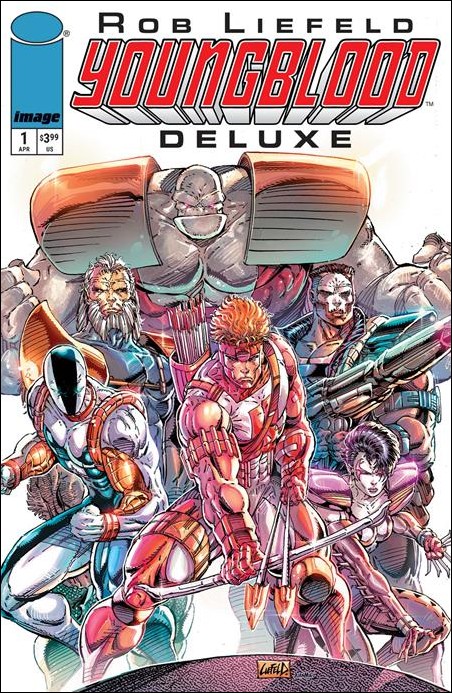Youngblood Deluxe issue 1-B Rob Liefeld Foil Cover