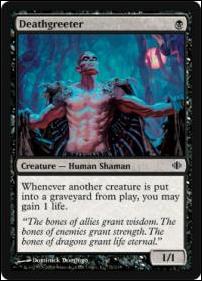 Magic the Gathering: Shards of Alara (Base Set) card 71 Deathgreeter
