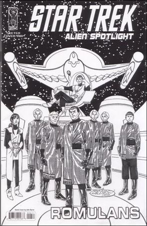 Star Trek: Alien Spotlight: Romulans (2008) issue 1-D John Byrne Black and White Cover