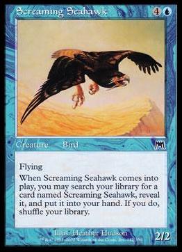Magic the Gathering: Onslaught (Base Set) card 112 Screaming Seahawk