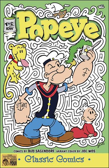 Classic Popeye issue 35-B Joe Wos 1:10 Cover