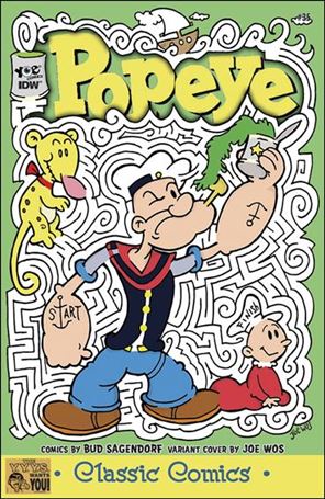 Classic Popeye issue 35-B Joe Wos 1:10 Cover