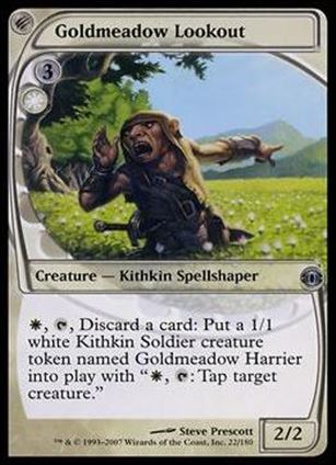 Magic the Gathering: Future Sight (Base Set) card 22 Goldmeadow Lookout