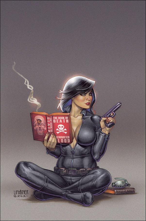 Jennifer Blood (2021) issue 5-R Joseph Michael Linsner Virgin Cover