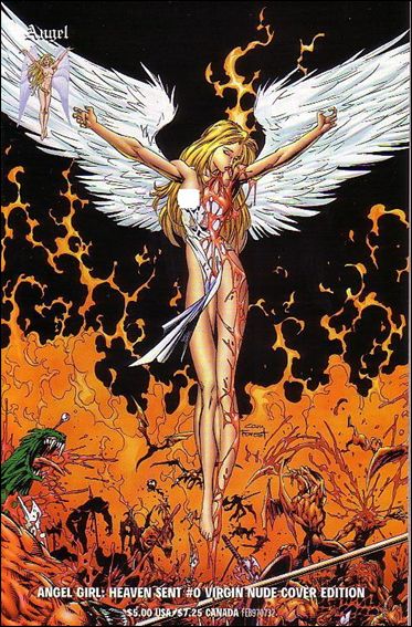 Angel Girl: Heaven Sent issue 0 Virgin Nude Cover Edition