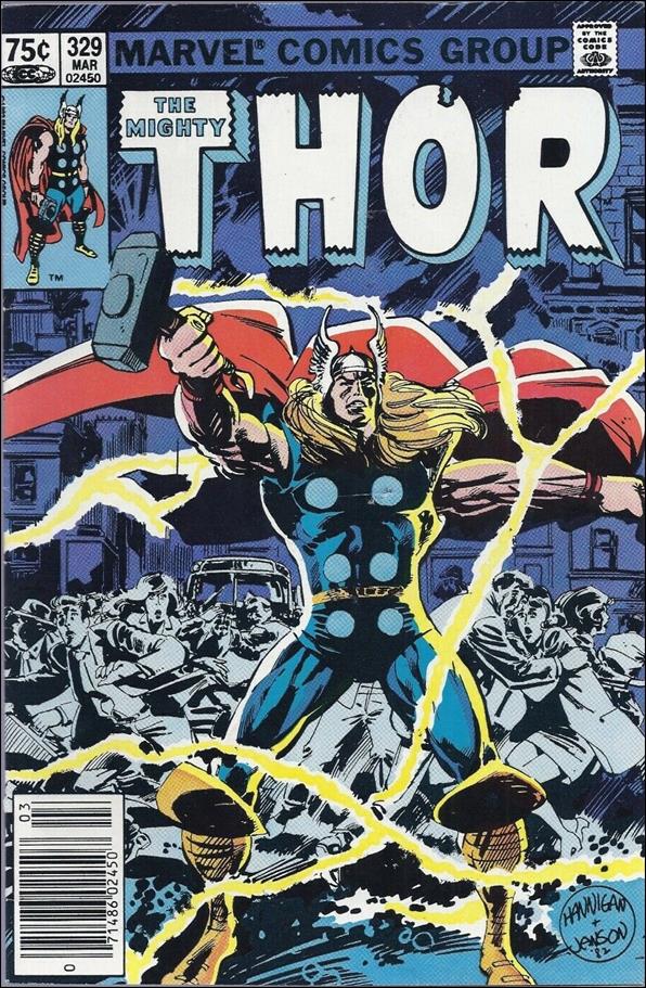 Thor (1966) issue 329-B Canadian Price Cover