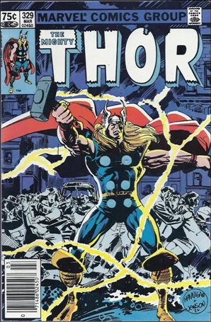 Thor (1966) issue 329-B Canadian Price Cover