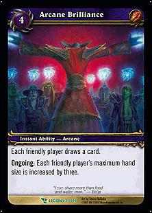 World of Warcraft: March of the Legion (Base Set) card 43 Arcane Brilliance