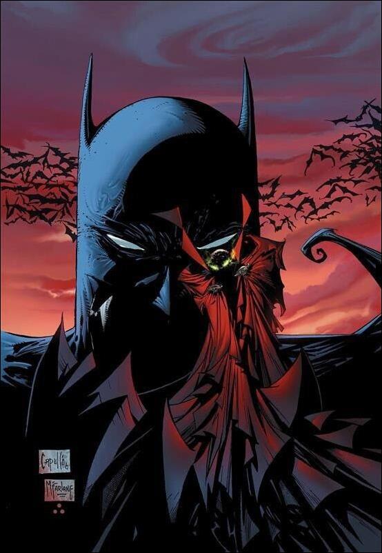 Batman/Spawn issue 1-K Team Cover