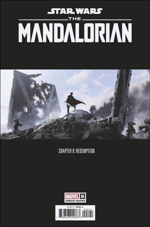 Star Wars: The Mandalorian issue 8-C Concept Art Cover