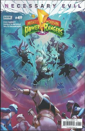 Mighty Morphin Power Rangers issue 49 Jamal Campbell Cover