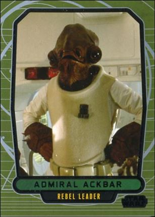 Star Wars Galactic Files (Base Set) card 167 Admiral Ackbar Rebel Leader