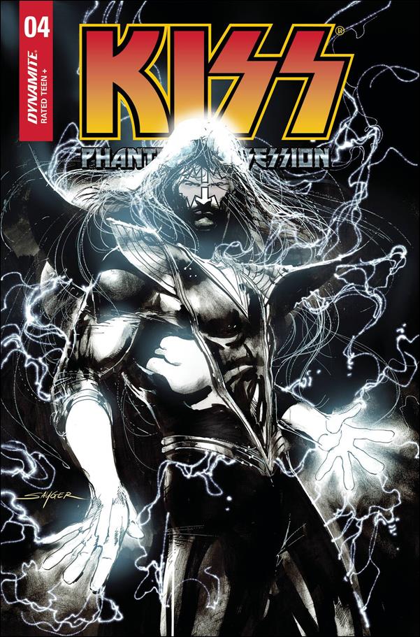 KISS: Phantom Obsession issue 4-J Stuart Sayger 1:20 Black & White Cover