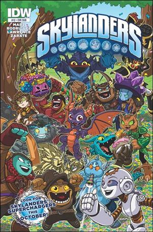 Skylanders issue 12-B Jack Lawrence Subscription Cover