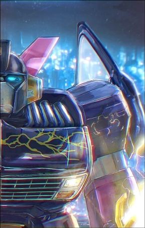 Transformers (2023) issue 20-I Retailer Exclusive Tiago da Silva Connecting Cover