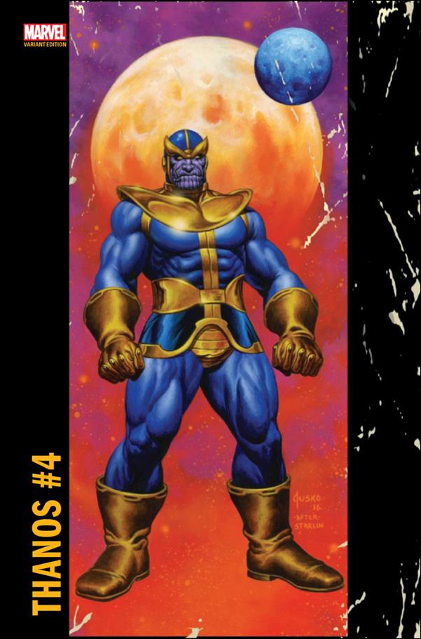 Thanos (2017) issue 4-B Joe Jusko Corner Box Cover