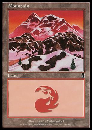 Magic the Gathering: Odyssey (Base Set) card 344 Mountain