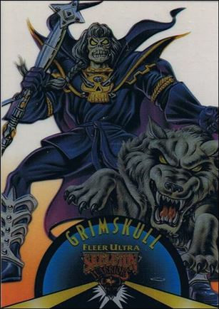 Fleer Ultra Skeleton Warriors (Suspended Animation Subset) card 2 Grimskull