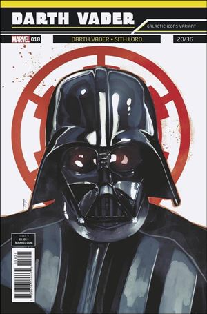 Darth Vader (2017) issue 18-B Rod Reis Galactic Icons Cover
