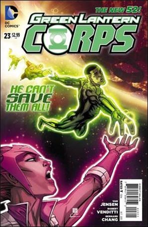 Green Lantern Corps (2011) issue 23 Bernard Chang Cover