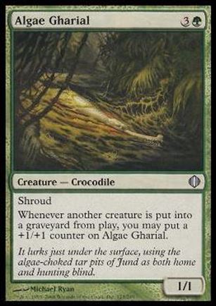 Magic the Gathering: Shards of Alara (Base Set) card 123 Algae Gharial