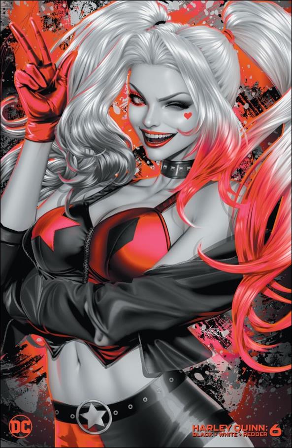 Harley Quinn: Black + White + Redder issue 6-C Ariel Diaz Cover