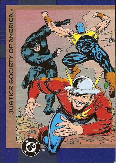 DC Cosmic Teams (Base Set) card 7 Justice Society of America: Card 1