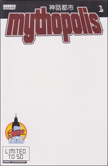 Mythopolis issue 1-B London Super Comic Convention Blank Cover 1/50