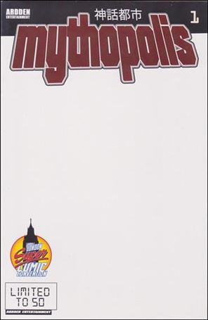 Mythopolis issue 1-B London Super Comic Convention Blank Cover 1/50
