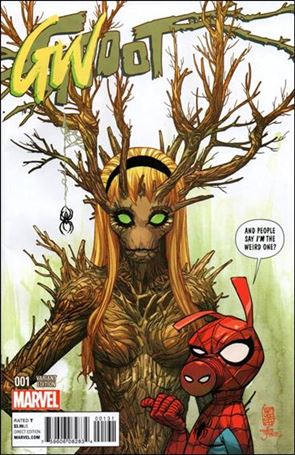 Groot issue 1-C Giuseppe Camuncoli Gwoot Cover