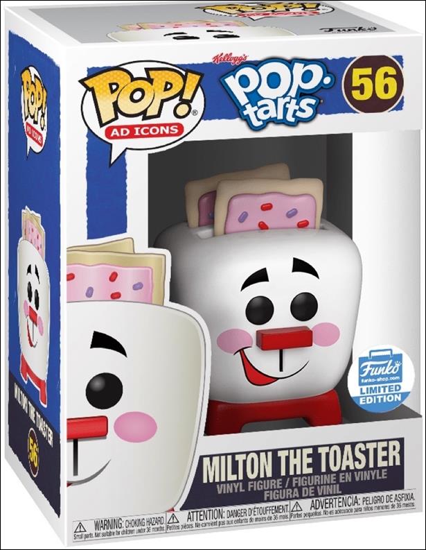 POP! Ad Icons figure 56 Milton the Toaster Funko Shop Exclusive