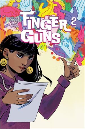 Finger Guns issue 2-B Jen Hickman Wraparound Cover
