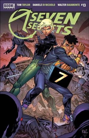 Seven Secrets issue 13-B Ken Lashley Cover