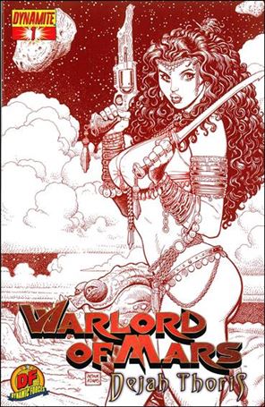 Warlord of Mars: Dejah Thoris issue 1-I DF Arthur Adams Red Cover 1/800