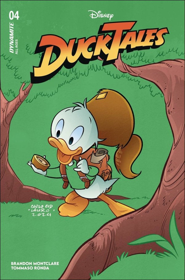 Ducktales (2024) issue 4-C Carlo Lauro Cover